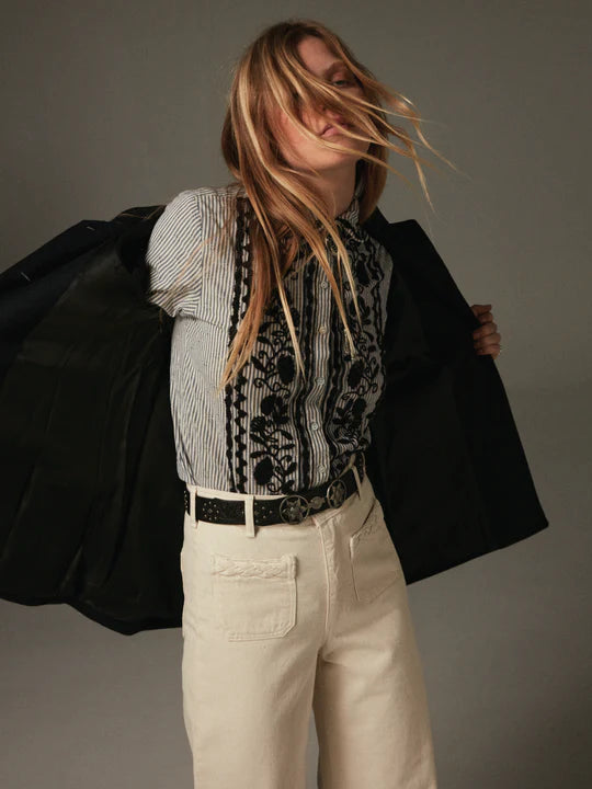 Blouse Amanda - Laberynth Azzurro - MAISON HOTEL