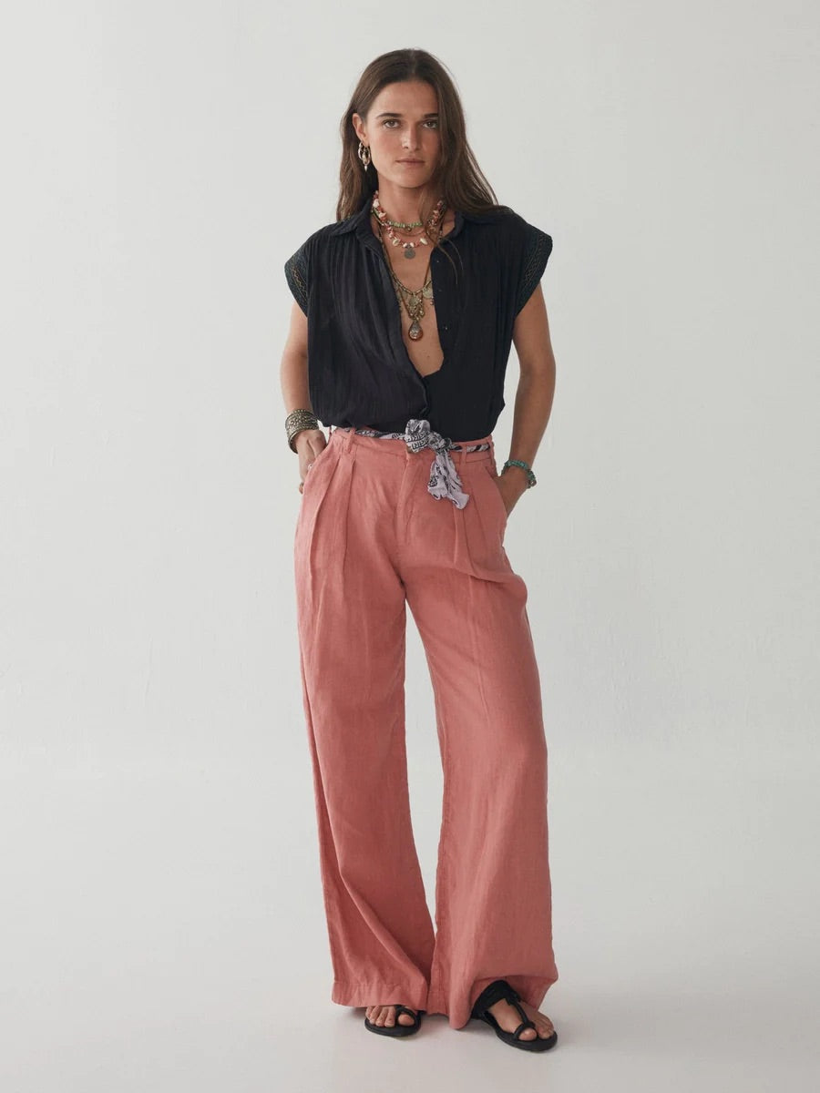 Pantalon Marisa - Berenson Framboise MAISON HOTEL