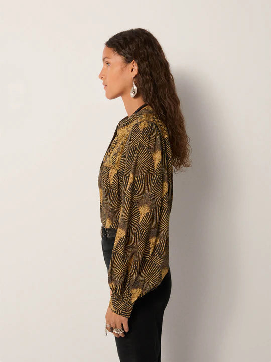 Blouse Triana - Paon Avocat - MAISON HOTEL
