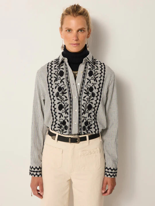 Blouse Amanda - Laberynth Azzurro - MAISON HOTEL