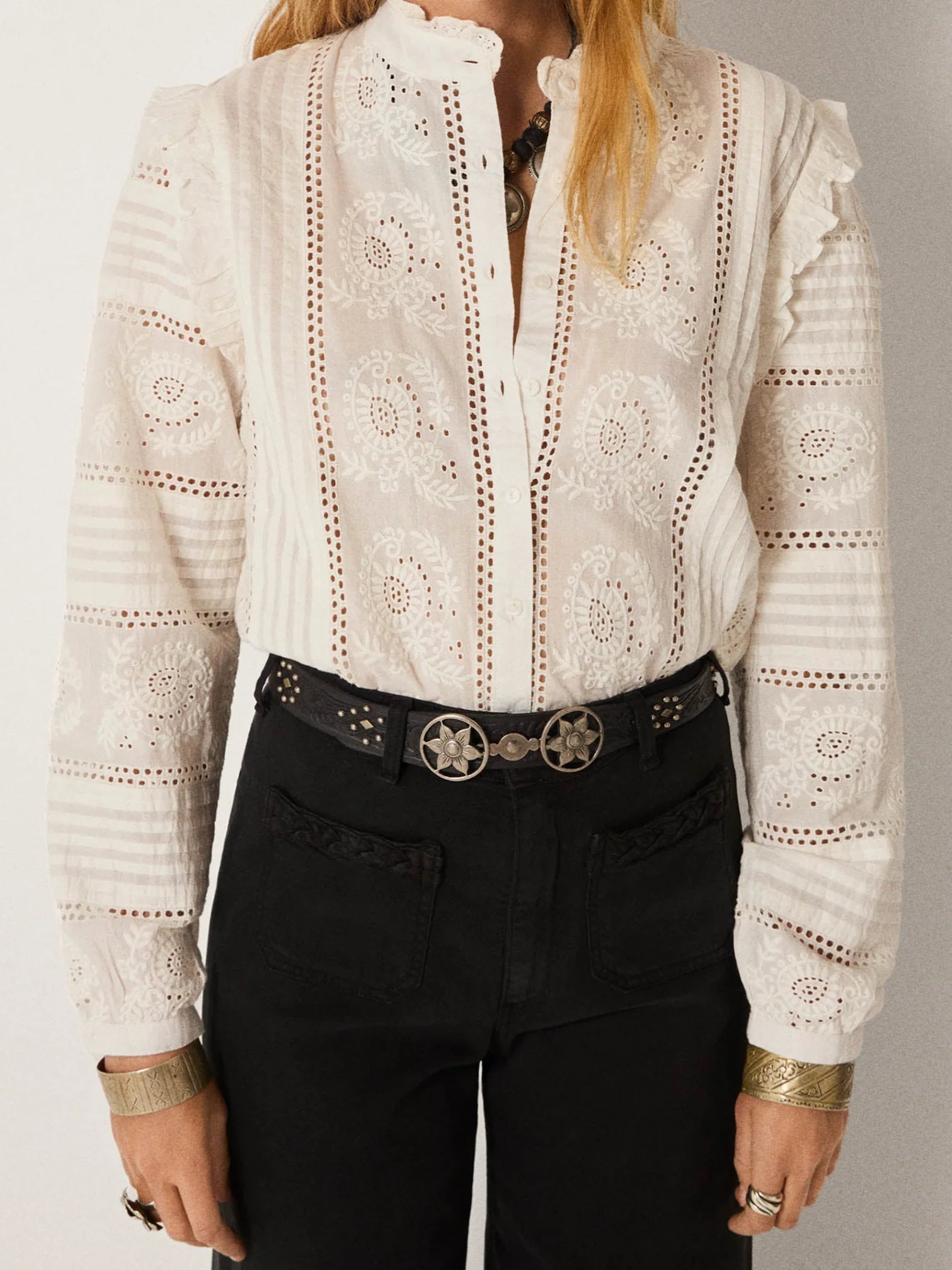 Blouse Delphine - Hamlet Marfil - MAISON HOTEL