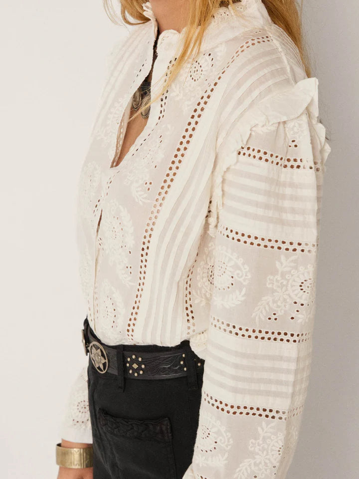 Blouse Delphine - Hamlet Marfil - MAISON HOTEL