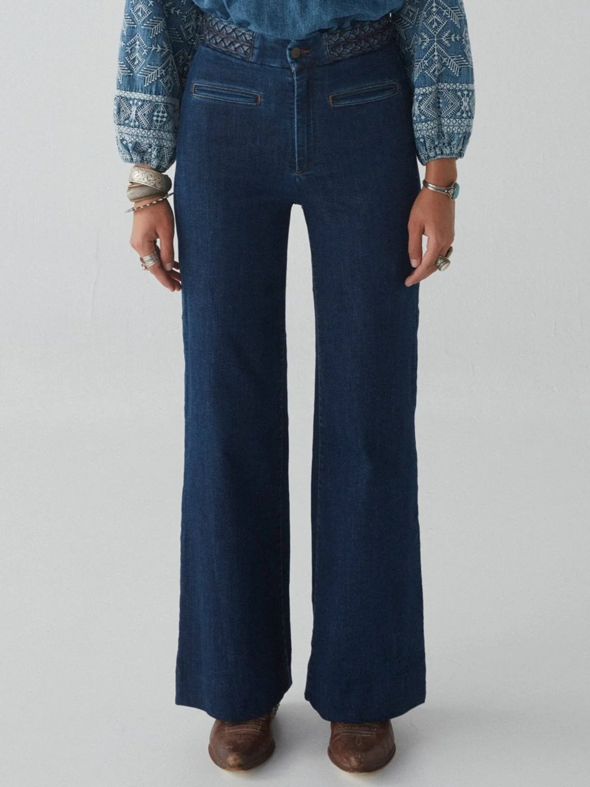 Pantalon Ross - Disco Denim - MAISON HOTEL