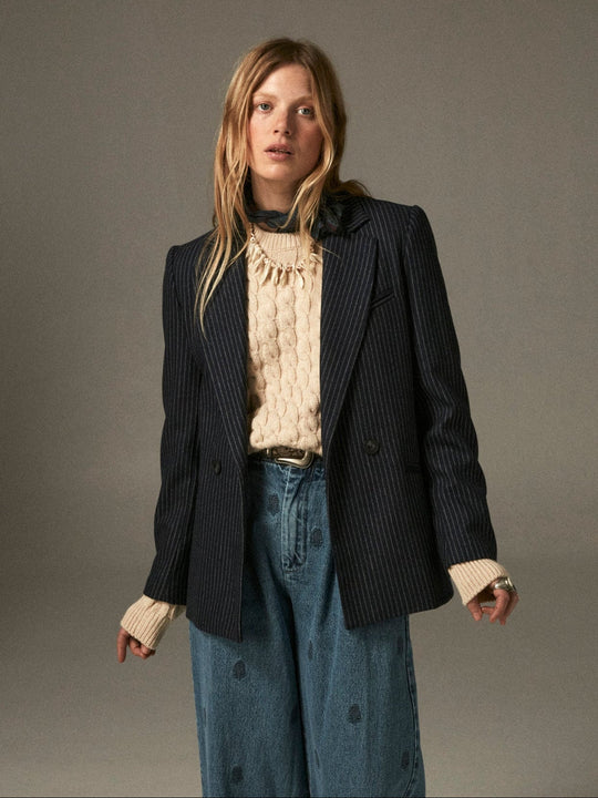 Blazer Jackie - Note marine - MAISON HOTEL