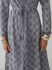 Robe JUSTINE MAISON HOTEL shibori Ibiza blue