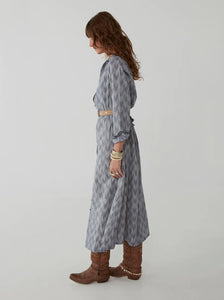 Robe JUSTINE MAISON HOTEL shibori Ibiza blue