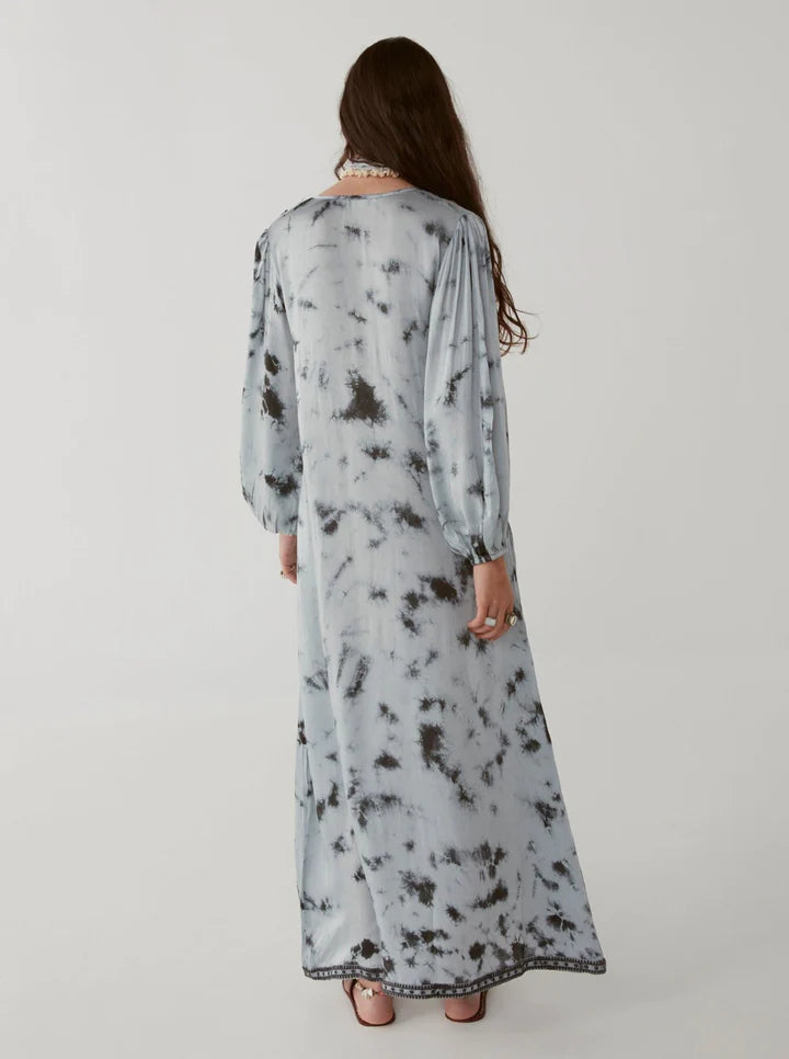 Robe PIA MAISON HOTEL dye cloudy blue