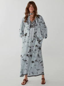 Robe PIA MAISON HOTEL dye cloudy blue